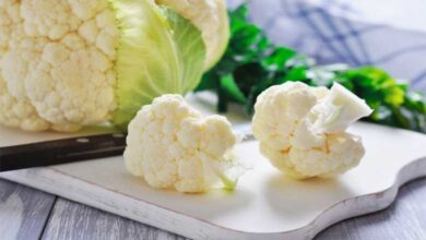 Nutritional value of cauliflower and Health Benefits